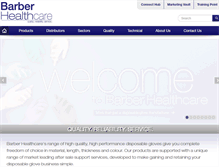 Tablet Screenshot of barberhealthcare.com